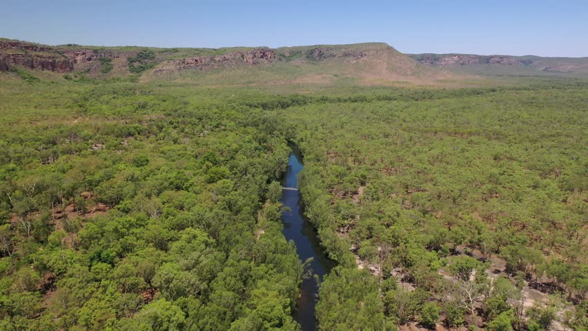 Budjmi Lookout, Kakadu National Park, Northern Territory, Australia Aerial Drone 4K