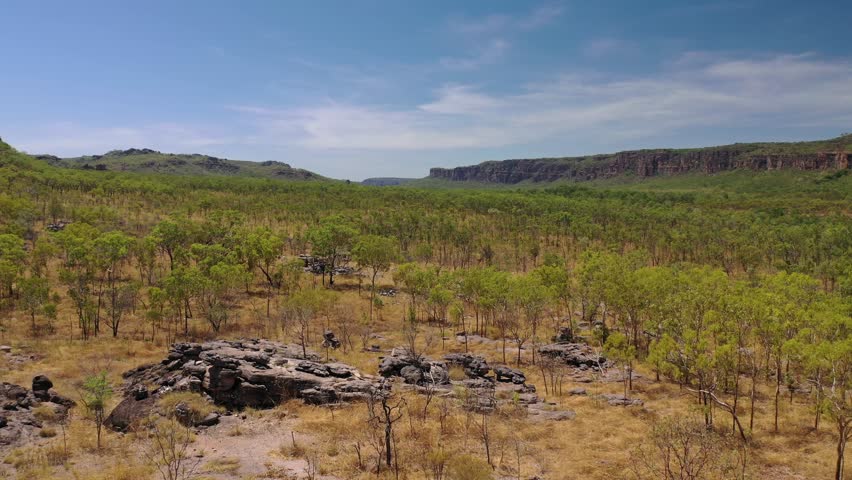 Budjmi Lookout, Kakadu National Park, Northern Territory, Australia Aerial Drone 4K