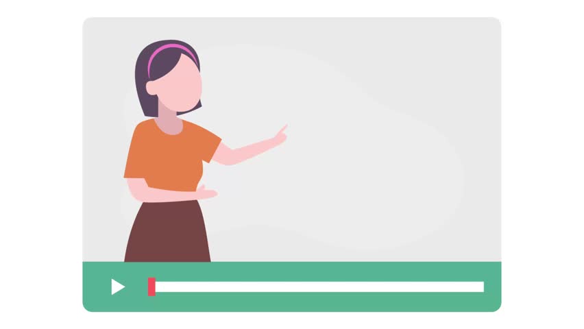 Graphic Designer Giving Handful Tips animation, Illustrator Artist giving lecture animated video,Online video Training Clip, E-Learning footage, Virtual courses or Digital Academy motion graphics