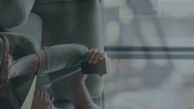 Animation of clock and financial data processing over diverse business people in office. Global business, finance and data processing concept digitally generated video. - Powered by Shutterstock - Get 15% off with code: PIKWIZARD15