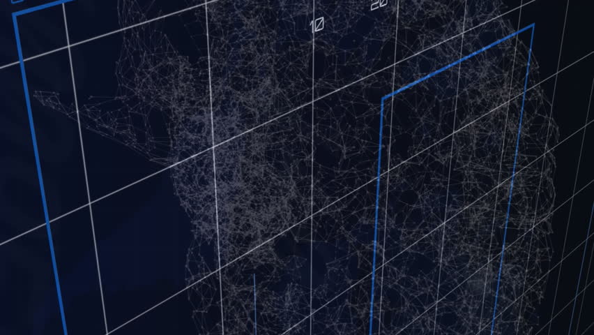 Animation of statistical data processing over spinning human brain against blue background. Medical research and science technology concept - Powered by Shutterstock - Get 15% off with code: PIKWIZARD15