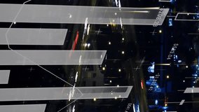 Financial data charts and graphs animation over cityscape at night. Finance, stock market, economy, analytics, growth, business - Powered by Shutterstock - Get 15% off with code: PIKWIZARD15