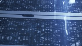 Animation of global network connections overlaying world map on data servers. Technology, connectivity, digital, worldwide, communication, mapping - Powered by Shutterstock - Get 15% off with code: PIKWIZARD15