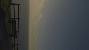 Stock market graphs and data processing animation over scenic landscape at sunset. Finance, investment, technology, analytics, economy, growth - Powered by Shutterstock - Get 15% off with code: PIKWIZARD15