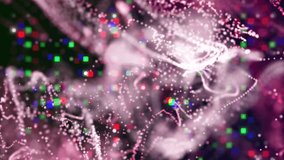 Animation of digital data processing over glowing mesh of connections. Global connections, computing and data processing concept digitally generated video. - Powered by Shutterstock - Get 15% off with code: PIKWIZARD15