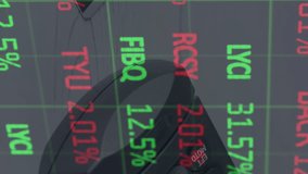 Animation of financial data processing over payment terminal. global shopping, connections, business, digital interface, technology and networking concept digitally generated video. - Powered by Shutterstock - Get 15% off with code: PIKWIZARD15