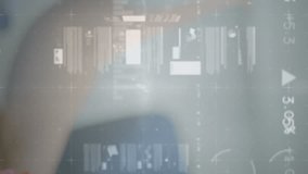 Animation of data processing over caucasian businesswoman talking on smartphone. Global business and digital interface concept digitally generated video. - Powered by Shutterstock - Get 15% off with code: PIKWIZARD15