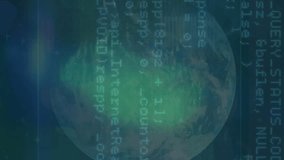 Animation of data, globe, numbers and graphs on navy background. Data processing, digital interface and global network concept digitally generated video. - Powered by Shutterstock - Get 15% off with code: PIKWIZARD15