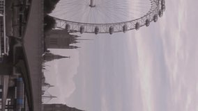 Animation of financial data processing over london cityscape. Global business, data processing, digital interface, connection and communication concept digitally generated video. - Powered by Shutterstock - Get 15% off with code: PIKWIZARD15