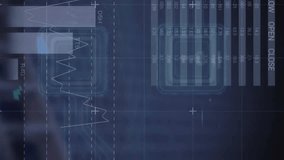 Animation of data processing and diagrams over padlock and key. Global technology and digital interface concept digitally generated video. - Powered by Shutterstock - Get 15% off with code: PIKWIZARD15