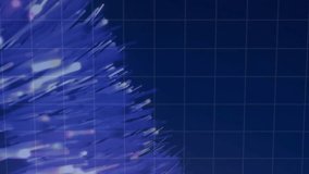 Animation of data processing over light trails on black background. Global technology, connections, computing and digital interface concept digitally generated video. - Powered by Shutterstock - Get 15% off with code: PIKWIZARD15