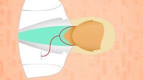 Animation of female doctor icon on red background. flu, sickness, virus and vaccination concept digitally generated video. - Powered by Shutterstock - Get 15% off with code: PIKWIZARD15