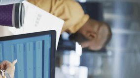 In school, diverse team working on laptops with animation of health data icons. Technology, teamwork, education, innovation, digital, collaboration - Powered by Shutterstock - Get 15% off with code: PIKWIZARD15