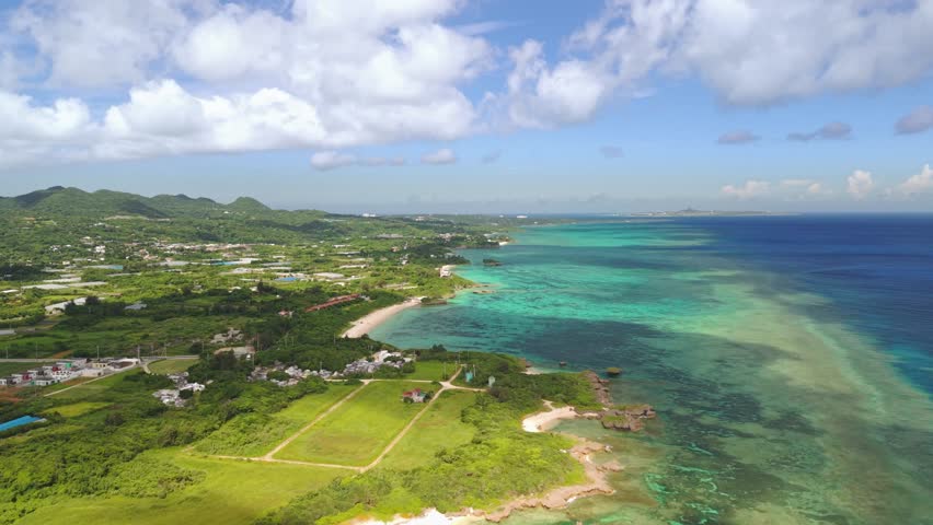 Breathtaking Coastal Scenery of Nakijin, Northern Okinawa, Japan, in June 2025