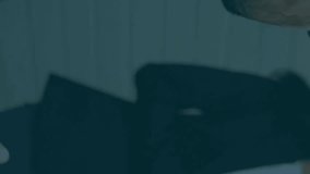 Animation of financial data processing over diverse colleagues having meeting in office. Global business, finances and digital interface concept digitally generated video. - Powered by Shutterstock - Get 15% off with code: PIKWIZARD15