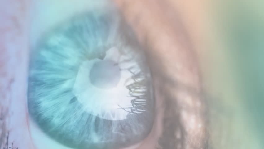 Animation of digital screen with data processing over eye of caucasian woman. Data processing, communication, bionic eye and technology concept digitally generated video. - Powered by Shutterstock - Get 15% off with code: PIKWIZARD15
