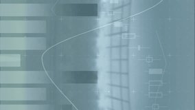 Animation of financial data processing football and sports stadium. Global sports, business, finance, computing, digital interface and data processing concept digitally generated video. - Powered by Shutterstock - Get 15% off with code: PIKWIZARD15