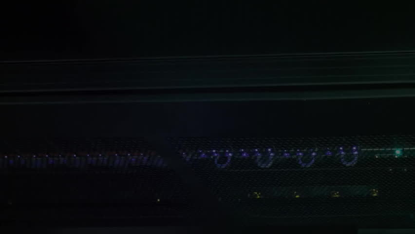 Animation of data processing and computer circuit board over server room. Global technology, computing and digital interface concept digitally generated video. - Powered by Shutterstock - Get 15% off with code: PIKWIZARD15