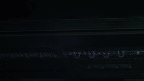 Animation of data processing and computer circuit board over server room. Global technology, computing and digital interface concept digitally generated video. - Powered by Shutterstock - Get 15% off with code: PIKWIZARD15