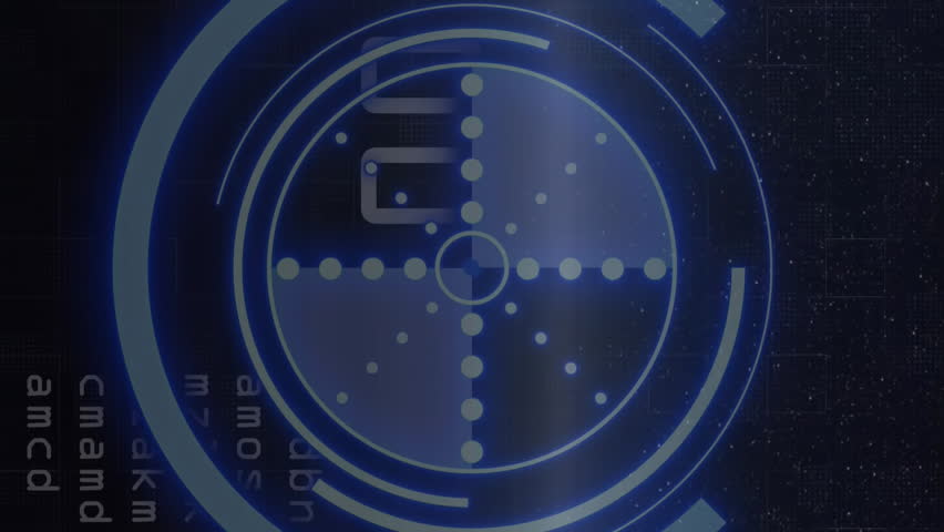 Animation of data processing over globe and scope scanning. Technology, business and digital interface concept digitally generated video. - Powered by Shutterstock - Get 15% off with code: PIKWIZARD15