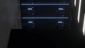 Server room with 5G and 6G network technology animation over servers. connectivity, telecommunications, data center, digital, innovation, infrastructure - Powered by Shutterstock - Get 15% off with code: PIKWIZARD15