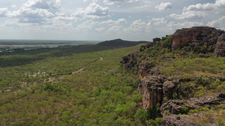 Arnhem Land Kakadu Oenpelli, Northern Territory, Australia Drone Aerial 4K 