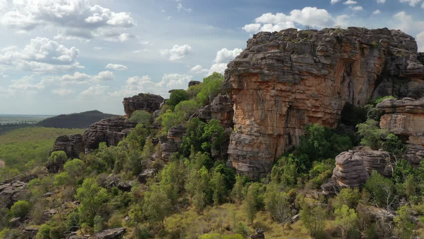 Arnhem Land Kakadu Oenpelli, Northern Territory, Australia Drone Aerial 4K 