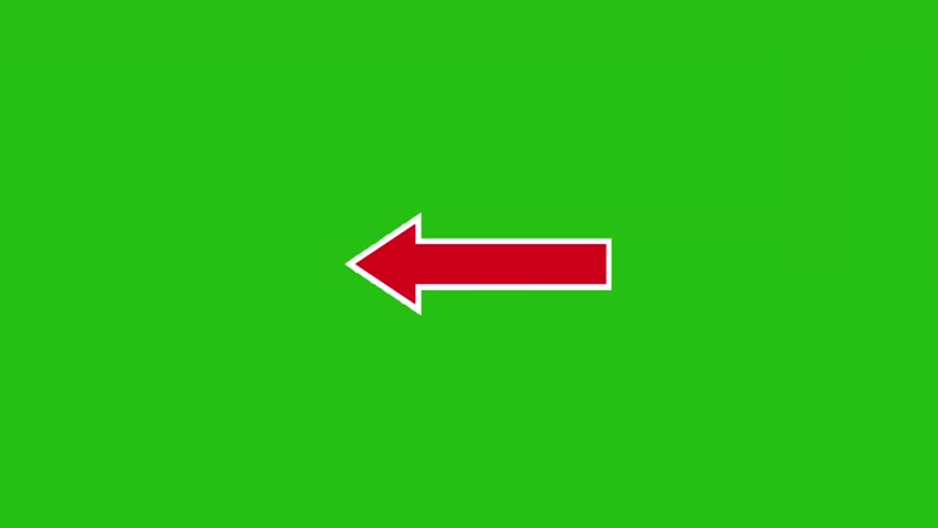 Left turn Arrow sign, Turn left sign symbol animation on green screen, Vector graphic of a uk turn left road sign. It consists of a white arrow bent to the left, Highway Code Traffic Sign road.