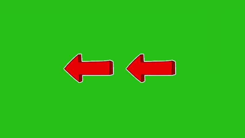 Left Arrow sign, Turn left sign symbol animation on green screen, Vector graphic of a uk turn left road sign. It consists of a white arrow bent to the left, Highway Code Traffic Sign road.