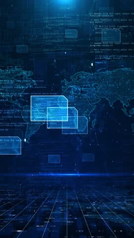 world map concept of global network International data moving and cyber tech, global business, Metaverse and Blockchain Technology Concepts. cyber technology worldwide business information exchange