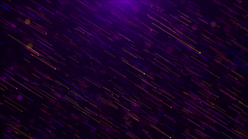 Digital Technology Stream Super Fast Speed Lines Background. Super Fast Internet Technology Fiber data node particles binary code light beams dark atmospheric background. Streaming cyber technology