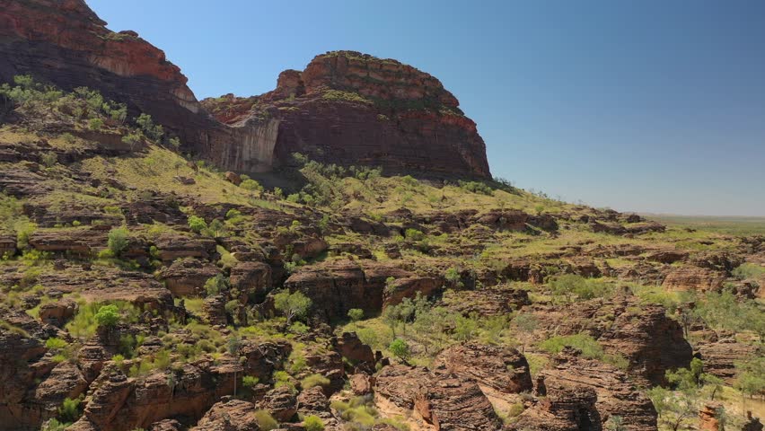 Gurrandalng Loop, Keep River National Park, Baines, Northern Territory, Australia Aerial Drone 4K