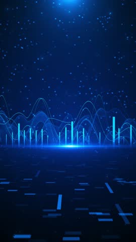Advanced data analytics dashboard display. Business Graphs and Diagrams financial investment. HUD infographic of financial. Information reports business strategy investment. Technology data analysis.