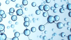 3d animation of Molecular structure connections, abstract molecule background. - Powered by Shutterstock - Get 15% off with code: PIKWIZARD15