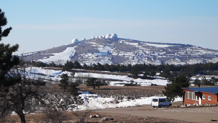 Location station in the form of white balls