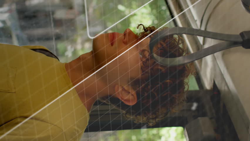 Animation of network of connections over basketball players. Global connections technology and digital interface concept digitally generated video. - Powered by Shutterstock - Get 15% off with code: PIKWIZARD15