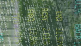 Animation of financial data processing over graphs and charts. Global communication, business, data and digital interface concept digitally generated video. - Powered by Shutterstock - Get 15% off with code: PIKWIZARD15