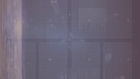 Animation of data processing over school items. Global education and digital interface concept digitally generated video. - Powered by Shutterstock - Get 15% off with code: PIKWIZARD15