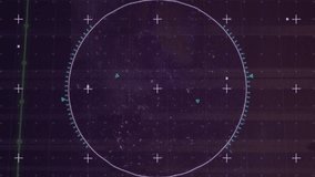 Animation of scope scanning and data processing over black background. Global finance, business, connections, computing and data processing concept digitally generated video. - Powered by Shutterstock - Get 15% off with code: PIKWIZARD15