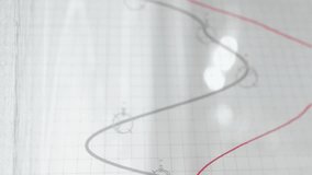 Animation of white neon light neon bell over brick wall background. Global education technology connections and digital interface concept digitally generated video. - Powered by Shutterstock - Get 15% off with code: PIKWIZARD15