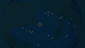 Animation of financial data and graphs over rotating globe. global finance, economy, business and digital interface concept digitally generated video. - Powered by Shutterstock - Get 15% off with code: PIKWIZARD15