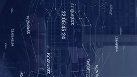 Animation of globe over data processing and cityscape. Technology and digital interface concept digitally generated video. - Powered by Shutterstock - Get 15% off with code: PIKWIZARD15