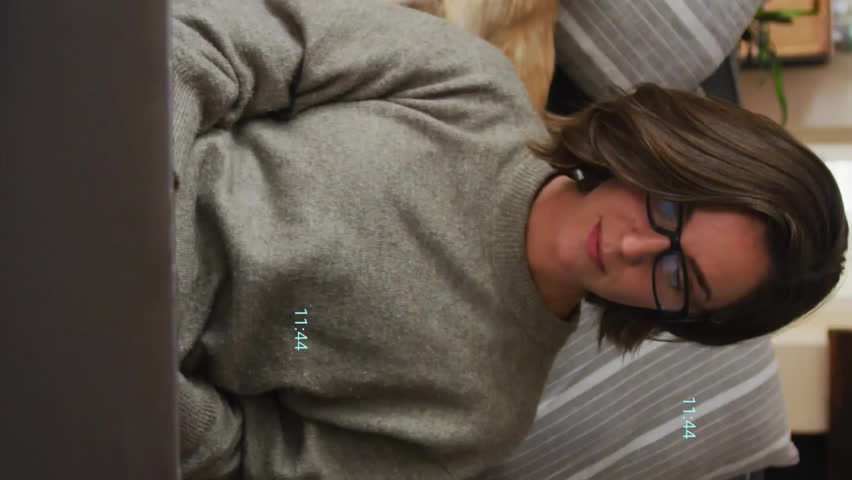 Facial recognition and data analysis animation over woman using laptop on couch. Technology, artificial intelligence, biometrics, analytics, security, innovation - Powered by Shutterstock - Get 15% off with code: PIKWIZARD15