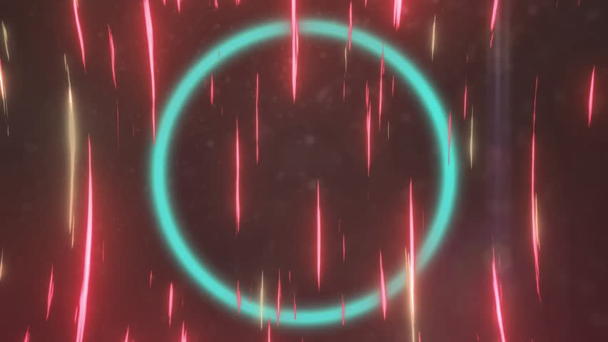 Animating glowing red and teal circular patterns, creating dynamic light trails. Abstract, lighting, futuristic, digital, motion, vibrant - Powered by Shutterstock - Get 15% off with code: PIKWIZARD15
