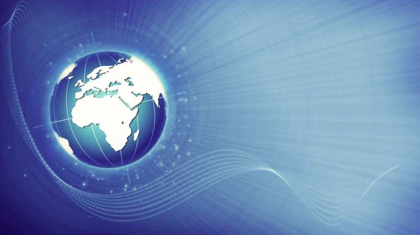 Global News Background with Thematic Title Plate – Professional Broadcast Template for Headlines, International Reports, and TV News