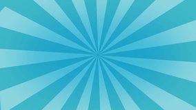 Sunburst Starburst rays blue background, Rotating Sun ray animation background. Animated shining sun. Slow Motion video. - Powered by Shutterstock - Get 15% off with code: PIKWIZARD15