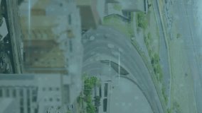 Animation of virus warning over cityscape. Data processing, network, digital security and technology concept digitally generated video. - Powered by Shutterstock - Get 15% off with code: PIKWIZARD15