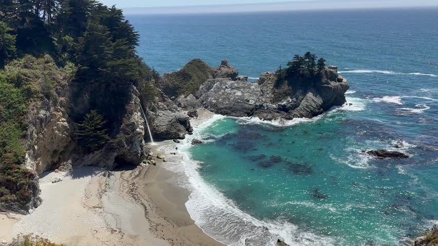 McWay Falls along the Pacific Coast of California