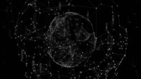 Animation of network of connections with icons over globe. Global connections, computing and data processing concept digitally generated video. - Powered by Shutterstock - Get 15% off with code: PIKWIZARD15