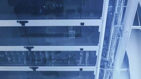 Animation of cyber security text, scanner with padlock icon and data processing over server room. Network, data, security, processing, digital interface and communication, digitally generated video. - Powered by Shutterstock - Get 15% off with code: PIKWIZARD15